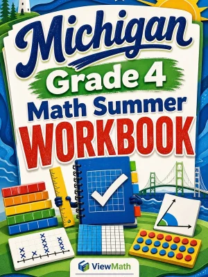 Michigan M-STEP Grade 4 Math Summer Review Workbook