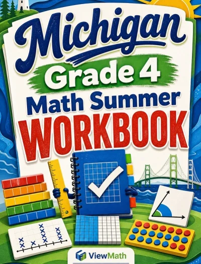 Michigan M-STEP Grade 4 Math Summer Review Workbook
