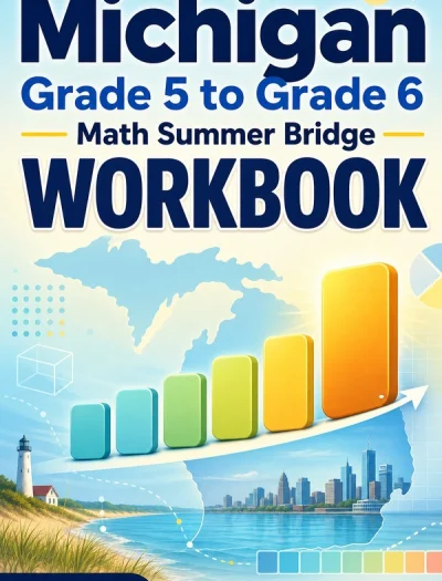 Michigan M-STEP Grade 5 Math Summer Bridge Workbook