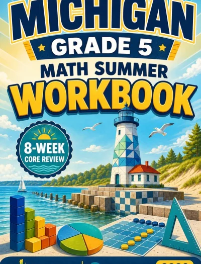 Michigan M-STEP Grade 5 Math Summer Review Workbook