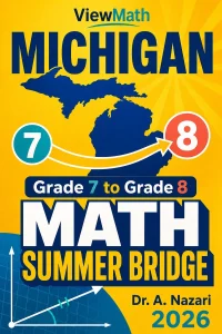 Michigan M-STEP Grade 7 to Grade 8 Math Summer Bridge