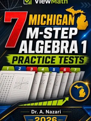 7 Michigan M-STEP Algebra 1 Practice Tests