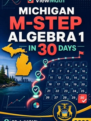 Michigan M-STEP Algebra 1 in 30 Days