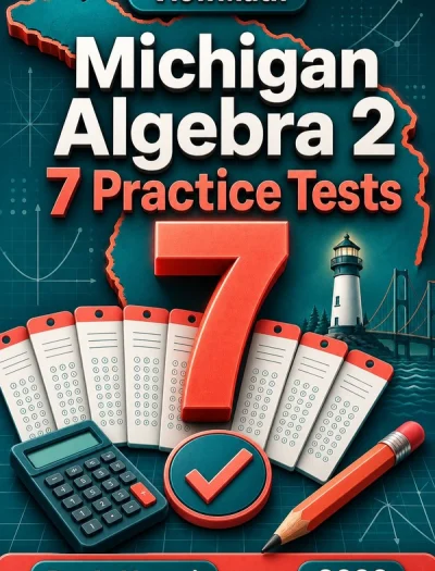7 Full-Length Michigan Algebra 2 Practice Tests