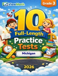 10 Michigan M-STEP Grade 3 Math Practice Tests