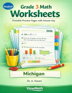 Michigan M-STEP Grade 3 Math Worksheets