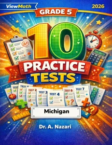 10 Michigan M-STEP Grade 5 Math Practice Tests