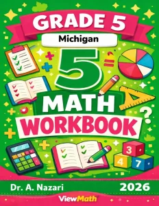 Michigan M-STEP Grade 5 Math Workbook