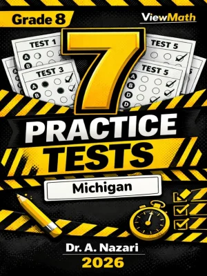 7 Michigan M-STEP Grade 8 Math Practice Tests