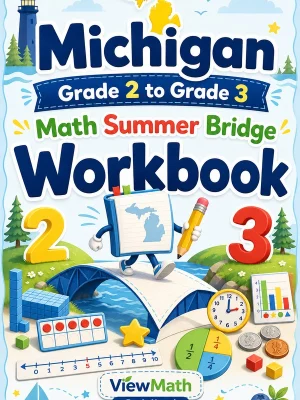 Michigan Grade 2 to Grade 3 Math Summer Bridge Workbook