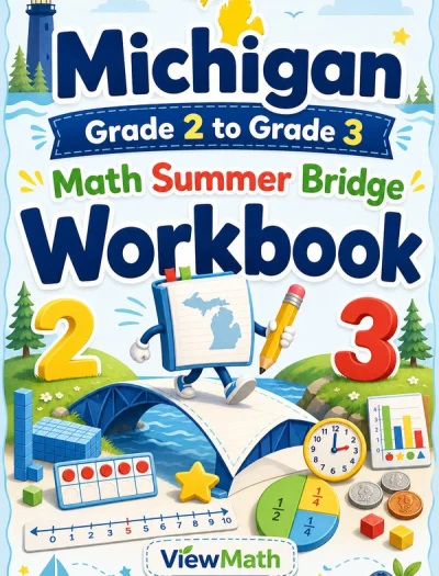 Michigan Grade 2 to Grade 3 Math Summer Bridge Workbook