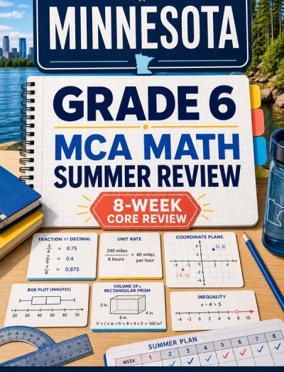 Minnesota MCA Grade 6 Math Summer Review