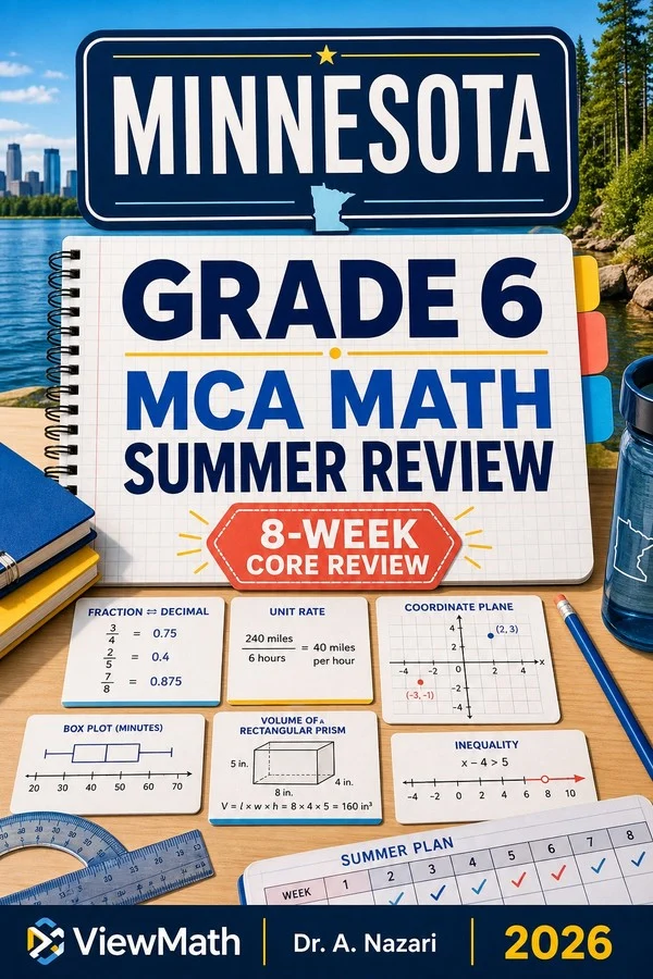Minnesota MCA Grade 6 Math Summer Review
