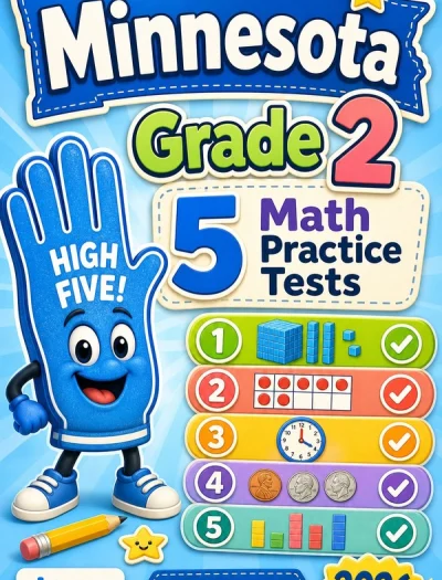 5 Full-Length Minnesota Grade 2 Math Practice Tests