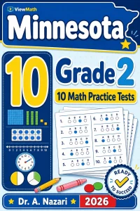 10 Full-Length Minnesota Grade 2 Math Practice Tests