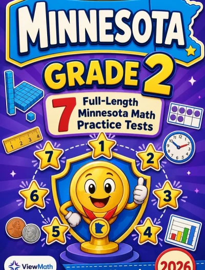 7 Full-Length Minnesota Grade 2 Math Practice Tests