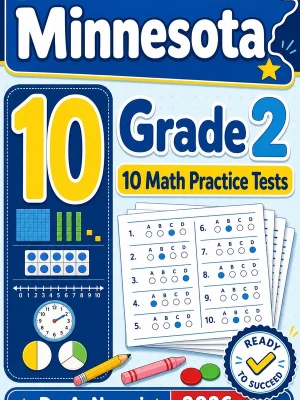 10 Full-Length Minnesota Grade 2 Math Practice Tests