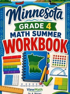 Minnesota MCA Grade 4 Math Summer Review Workbook