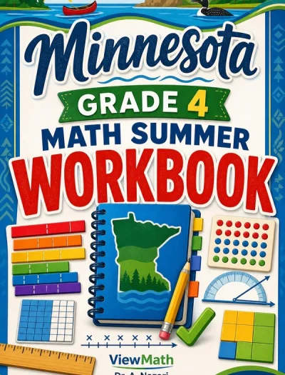 Minnesota MCA Grade 4 Math Summer Review Workbook
