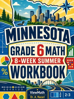 Minnesota MCA Grade 6 Math Summer Review Workbook