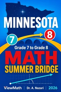 Minnesota MCA Grade 7 to Grade 8 Math Summer Bridge