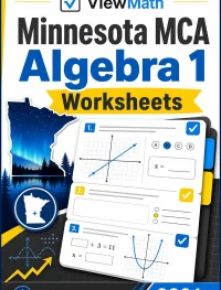Minnesota MCA Algebra 1 Worksheets