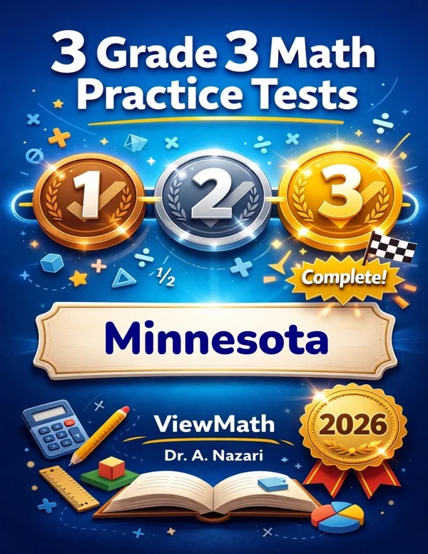 3 Minnesota MCA Grade 3 Math Practice Tests