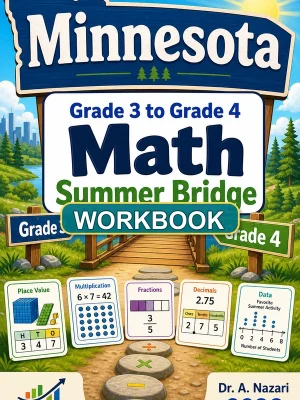 Minnesota MCA Grade 3 Math Summer Bridge Workbook