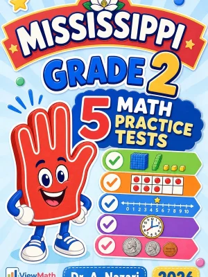 5 Full-Length Mississippi Grade 2 Math Practice Tests