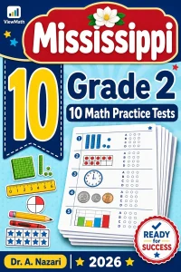 10 Full-Length Mississippi Grade 2 Math Practice Tests