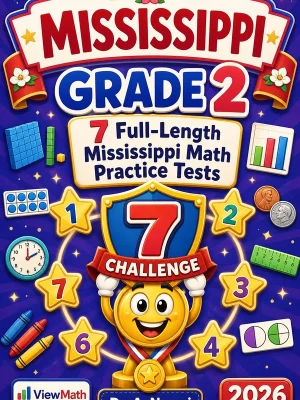 7 Full-Length Mississippi Grade 2 Math Practice Tests