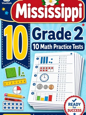 10 Full-Length Mississippi Grade 2 Math Practice Tests