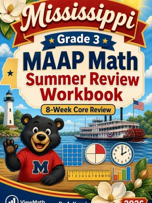 Mississippi MAAP Grade 3 Math Summer Review Workbook