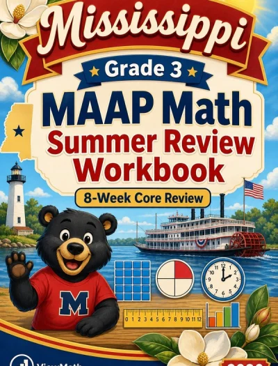 Mississippi MAAP Grade 3 Math Summer Review Workbook