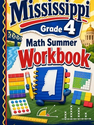 Mississippi MAAP Grade 4 Math Summer Review Workbook