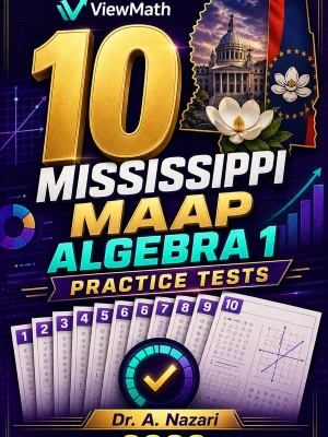 10 Mississippi MAAP Algebra 1 Practice Tests