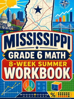 Mississippi MAAP Grade 6 Math Summer Review Workbook