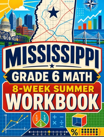 Mississippi MAAP Grade 6 Math Summer Review Workbook