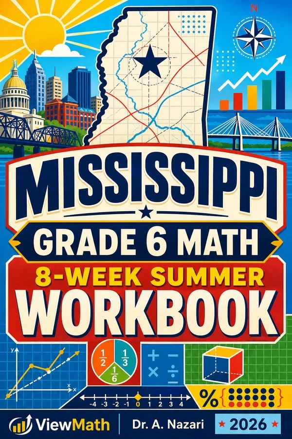 Mississippi MAAP Grade 6 Math Summer Review Workbook
