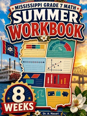 Mississippi MAAP Grade 7 Math Summer Review Workbook