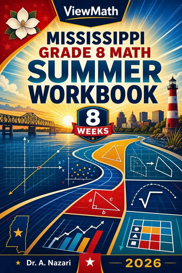 Mississippi MAAP Grade 8 Math Summer Review Workbook