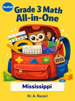 Mississippi MAAP Grade 3 Math All-in-One