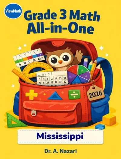 Mississippi MAAP Grade 3 Math All-in-One