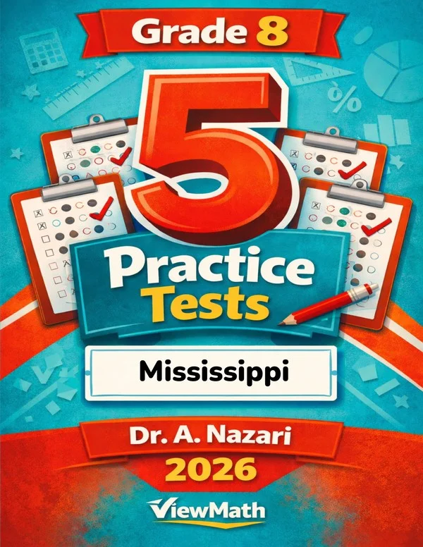 5 Full-Length Mississippi MAAP Grade 8 Math Practice Tests