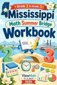 Mississippi Grade 2 to Grade 3 Math Summer Bridge Workbook