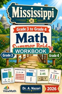 Mississippi MAAP Grade 3 Math Summer Bridge Workbook