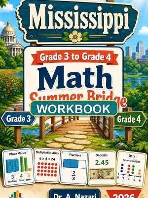 Mississippi MAAP Grade 3 Math Summer Bridge Workbook