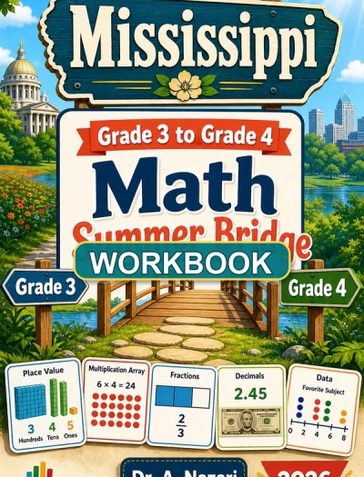 Mississippi MAAP Grade 3 Math Summer Bridge Workbook