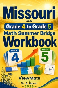 Missouri MAP Grade 4 Math Summer Bridge Workbook