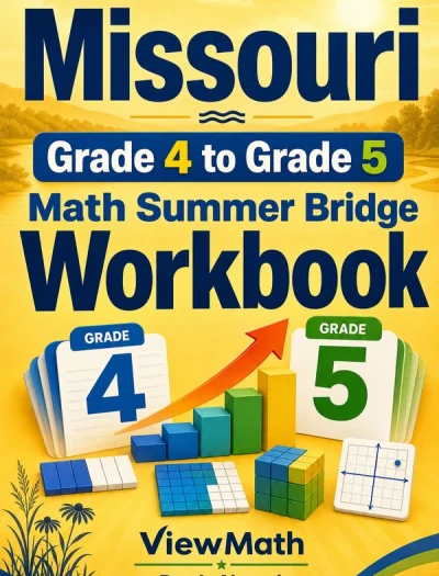 Missouri MAP Grade 4 Math Summer Bridge Workbook